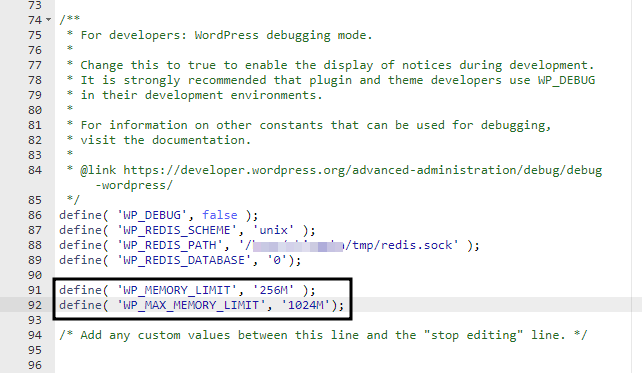 Improve Size WP_MAX_MEMORY_LIMIT WordPress